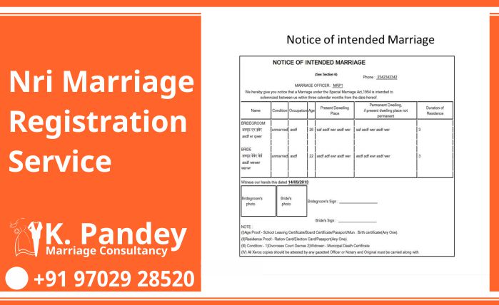 Marriage Registration under Special Marriage Act